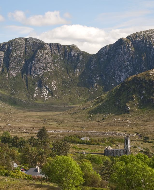 View of the haunting and mysterious Poison Glen, Dunlewey, County Donegal, Ireland