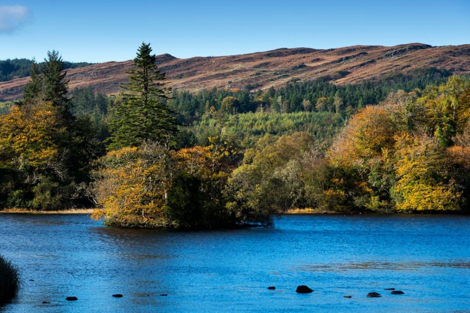Loch Iascaigh / Lough Eske is is surrounded to the north, east and west by the Bluestack Mountains, which occupy much of southern County Donegal - convenient for touring from Árasáin Bhalor - 4 Star Self Catering Apartments & House, Falcarragh, Ireland